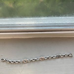 Mens interlocking G Gucci bracelet